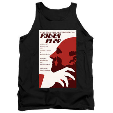 Black men's tank with Star Trek The Next Generation Tng Season 5 Episode 15 graphic