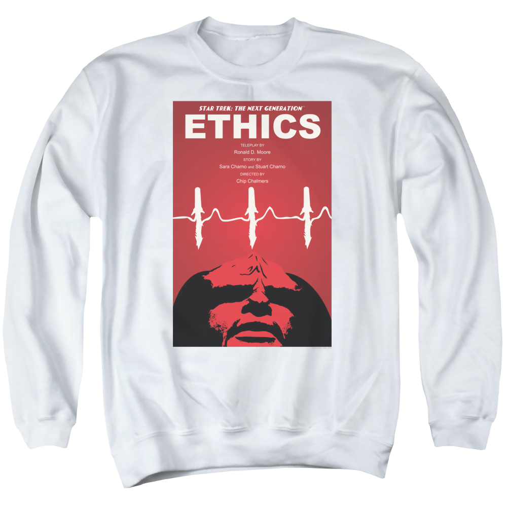 Star Trek The Next Generation Tng S5 Ep16 - Men's Crewneck Sweatshirt Men's Crewneck Sweatshirt Star Trek   