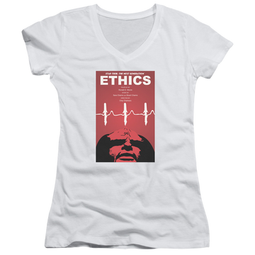 Star Trek The Next Generation Tng Season 5 Episode 16 - Juniors V-Neck T-Shirt Juniors V-Neck T-Shirt Star Trek   