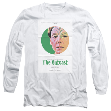 White men's long sleeve t-shirt with Star Trek The Next Generation Tng S5 Ep17 graphic
