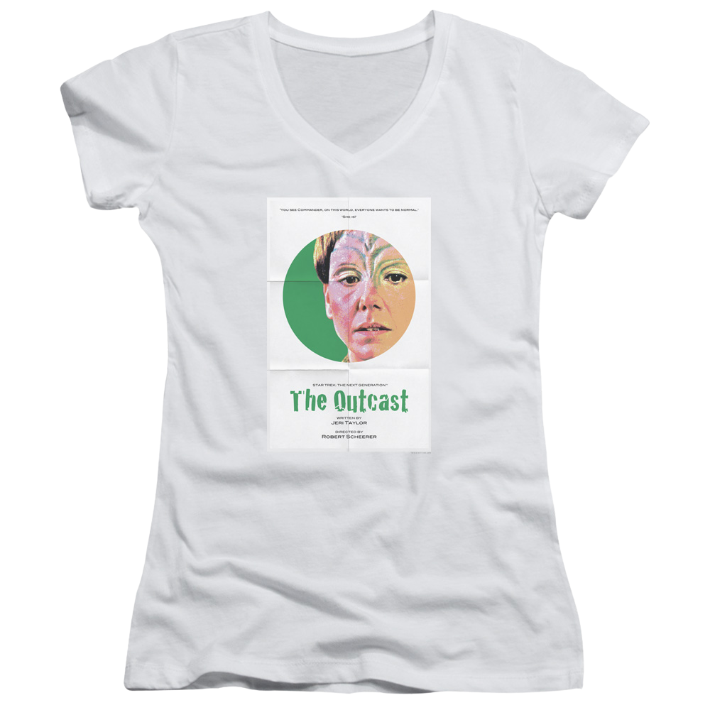 Star Trek The Next Generation Tng Season 5 Episode 17 - Juniors V-Neck T-Shirt Juniors V-Neck T-Shirt Star Trek   