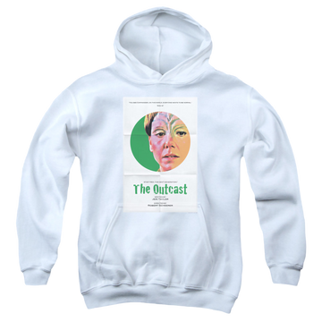 White youth hoodie for ages 8 to 12 with Star Trek The Next Generation Tng Season 5 Episode 17 graphic
