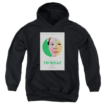 Black youth hoodie for ages 8 to 12 with Star Trek The Next Generation Tng Season 5 Episode 17 graphic