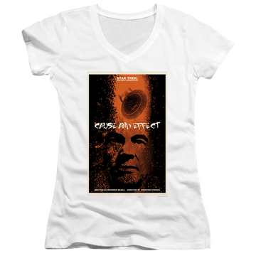 Star Trek The Next Generation Tng Season 5 Episode 18 - Juniors V-Neck T-Shirt Juniors V-Neck T-Shirt Star Trek   