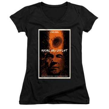 Star Trek The Next Generation Tng Season 5 Episode 18 - Juniors V-Neck T-Shirt Juniors V-Neck T-Shirt Star Trek   