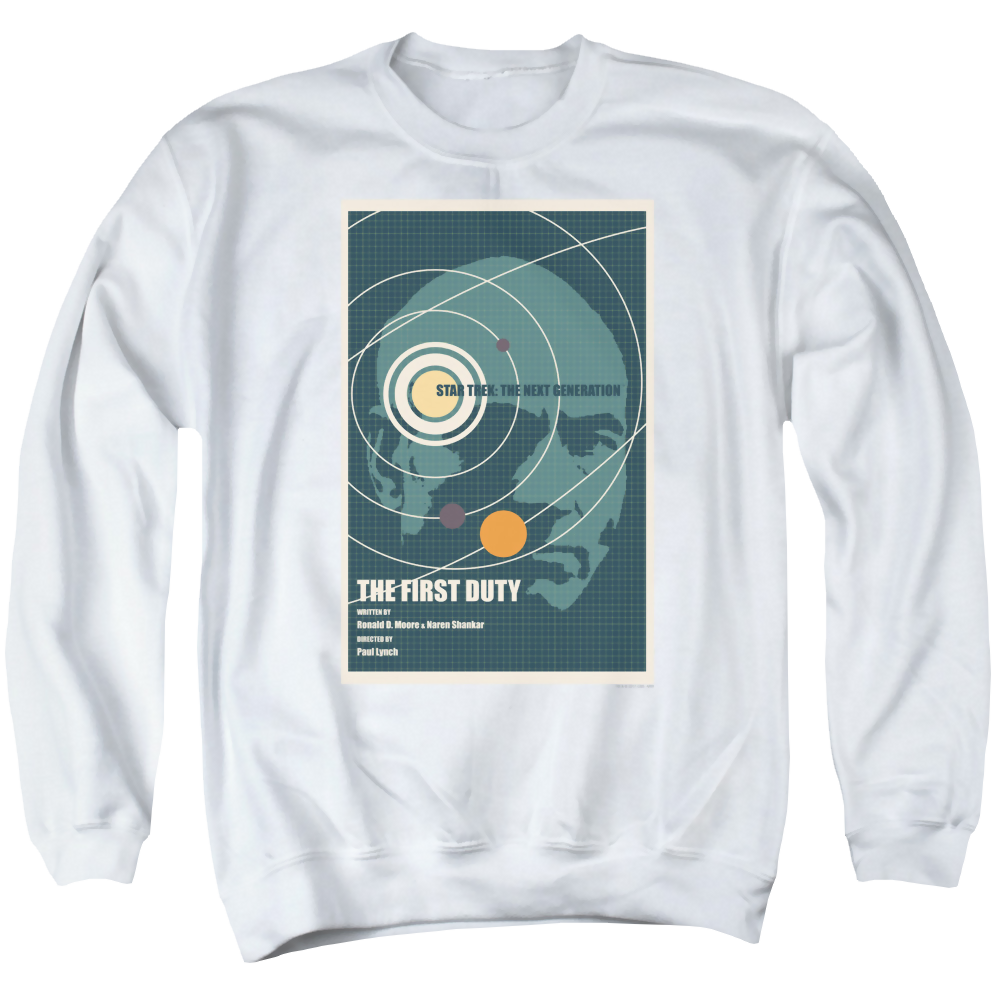 Star Trek The Next Generation Tng S5 Ep19 - Men's Crewneck Sweatshirt Men's Crewneck Sweatshirt Star Trek   
