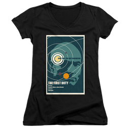 Star Trek The Next Generation Tng Season 5 Episode 19 - Juniors V-Neck T-Shirt Juniors V-Neck T-Shirt Star Trek   