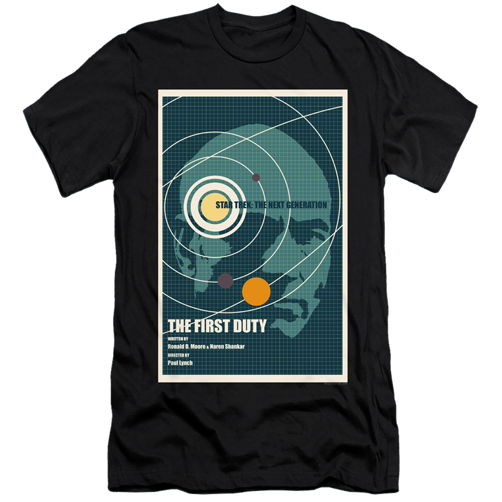 Star Trek The Next Generation Tng Season 5 Episode 19 - Men's Premium Slim Fit T-Shirt Men's Premium Slim Fit T-Shirt Star Trek   