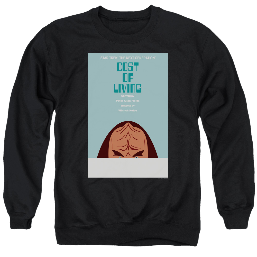 Star Trek The Next Generation Tng S5 Ep20 - Men's Crewneck Sweatshirt Men's Crewneck Sweatshirt Star Trek   