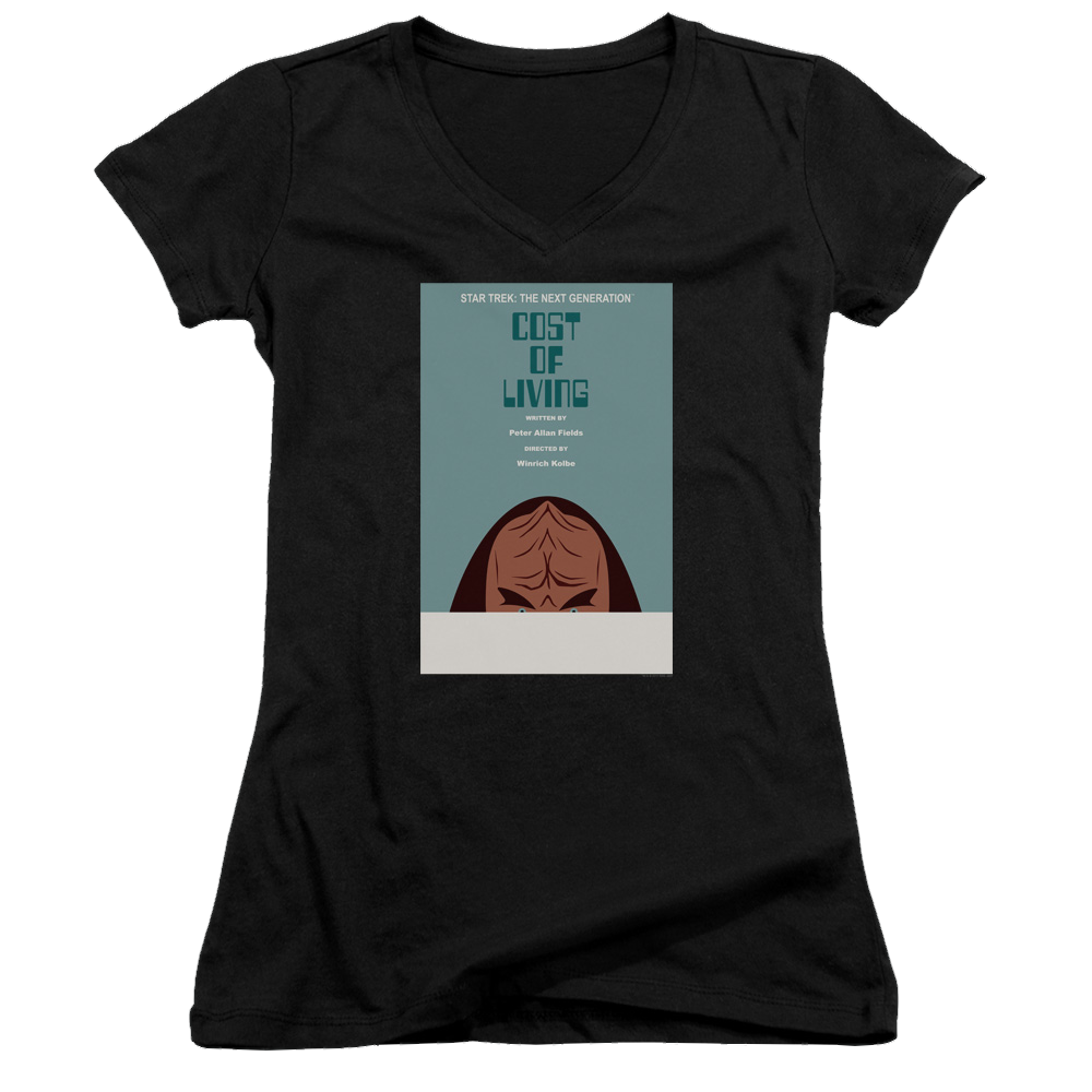 Star Trek The Next Generation Tng Season 5 Episode 20 - Juniors V-Neck T-Shirt Juniors V-Neck T-Shirt Star Trek   