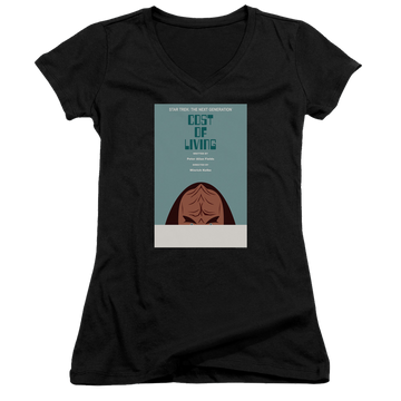 Star Trek The Next Generation Tng Season 5 Episode 20 - Juniors V-Neck T-Shirt Juniors V-Neck T-Shirt Star Trek   