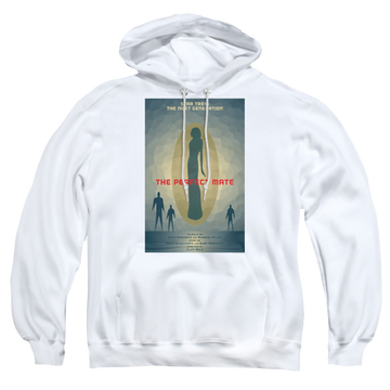 White pullover hoodie with Star Trek The Next Generation Tng Season 5 Episode 21 graphic