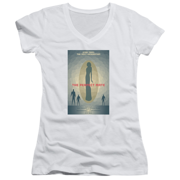 Star Trek The Next Generation Tng Season 5 Episode 21 - Juniors V-Neck T-Shirt Juniors V-Neck T-Shirt Star Trek   