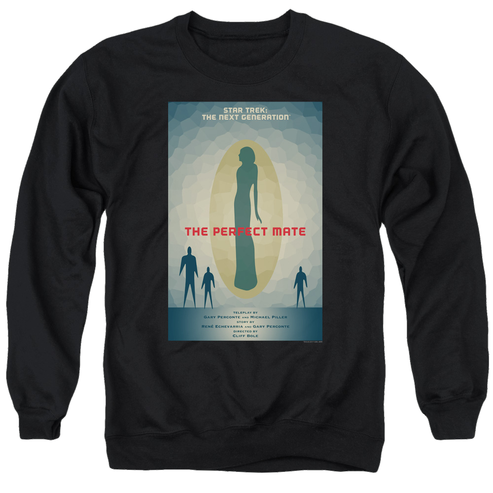 Star Trek The Next Generation Tng S5 Ep21 - Men's Crewneck Sweatshirt Men's Crewneck Sweatshirt Star Trek   