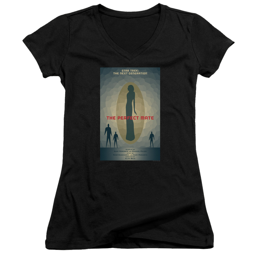 Star Trek The Next Generation Tng Season 5 Episode 21 - Juniors V-Neck T-Shirt Juniors V-Neck T-Shirt Star Trek   