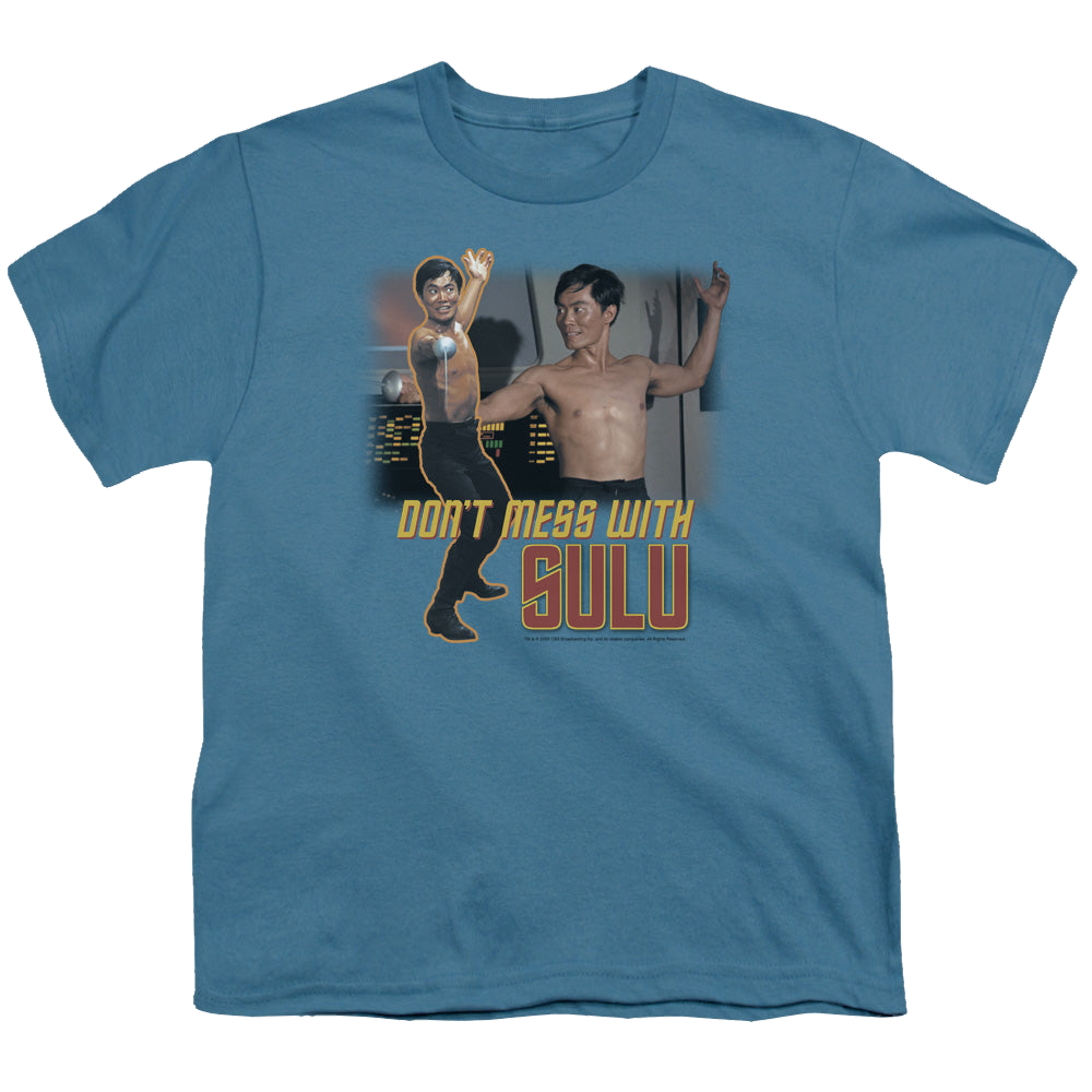 Star Trek The Original Series Dont Mess With Sulu - Youth T-Shirt Youth T-Shirt (Ages 8-12) Star Trek   