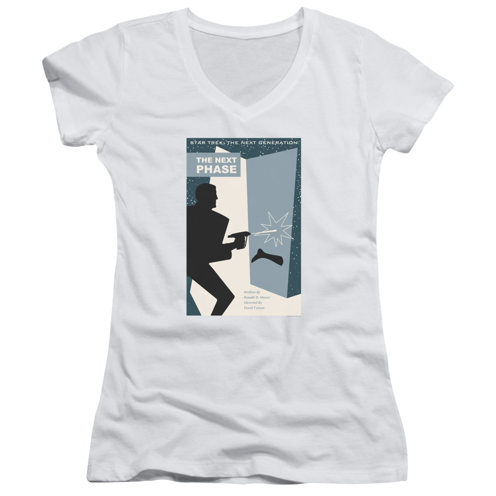 Star Trek The Next Generation Tng Season 5 Episode 24 - Juniors V-Neck T-Shirt Juniors V-Neck T-Shirt Star Trek   