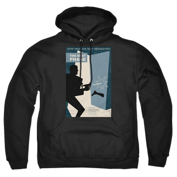 Black pullover hoodie with Star Trek The Next Generation Tng Season 5 Episode 24 graphic
