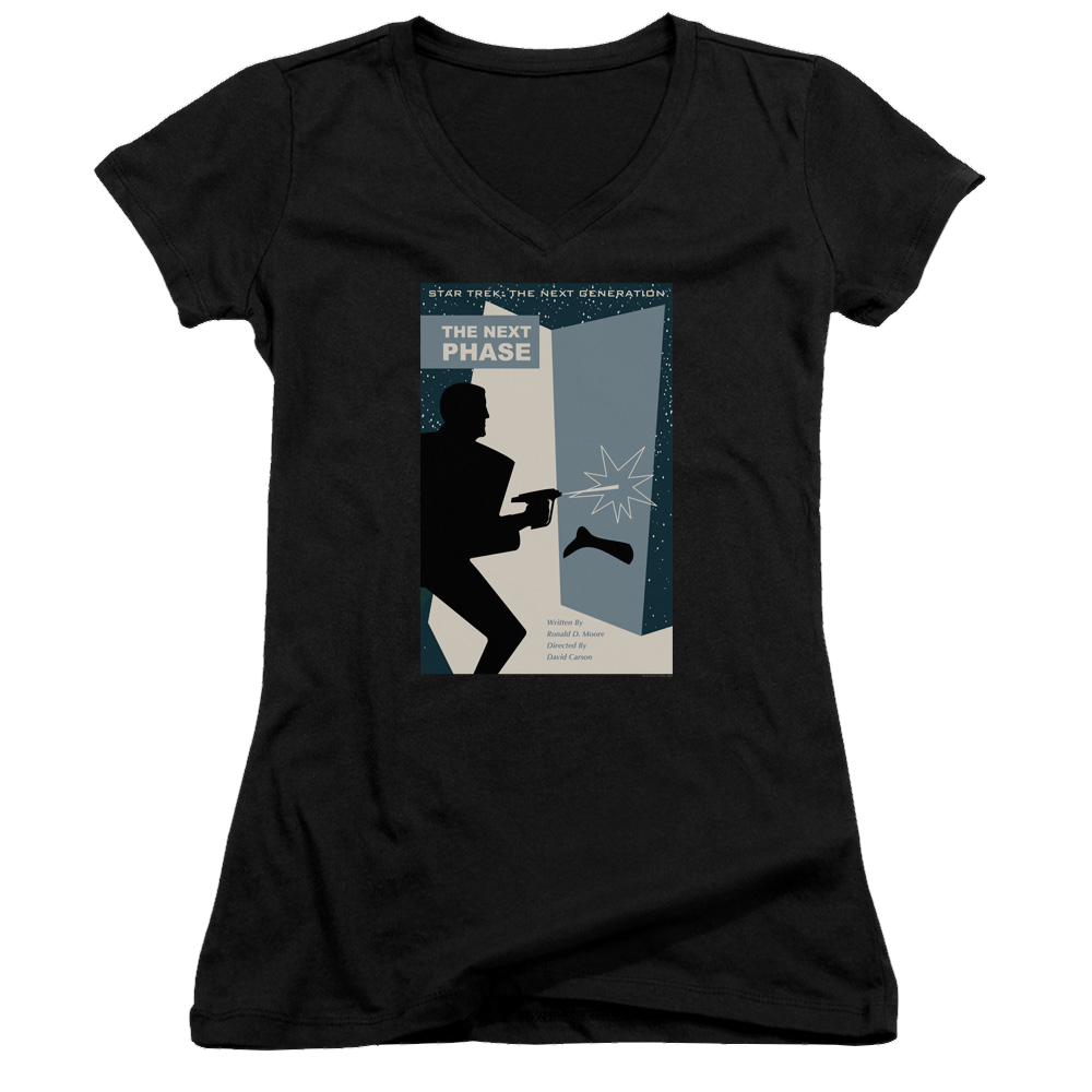 Star Trek The Next Generation Tng Season 5 Episode 24 - Juniors V-Neck T-Shirt Juniors V-Neck T-Shirt Star Trek   