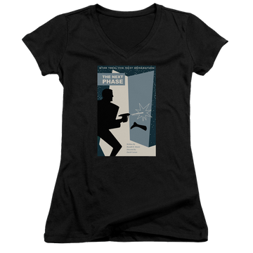 Star Trek The Next Generation Tng Season 5 Episode 24 - Juniors V-Neck T-Shirt Juniors V-Neck T-Shirt Star Trek   