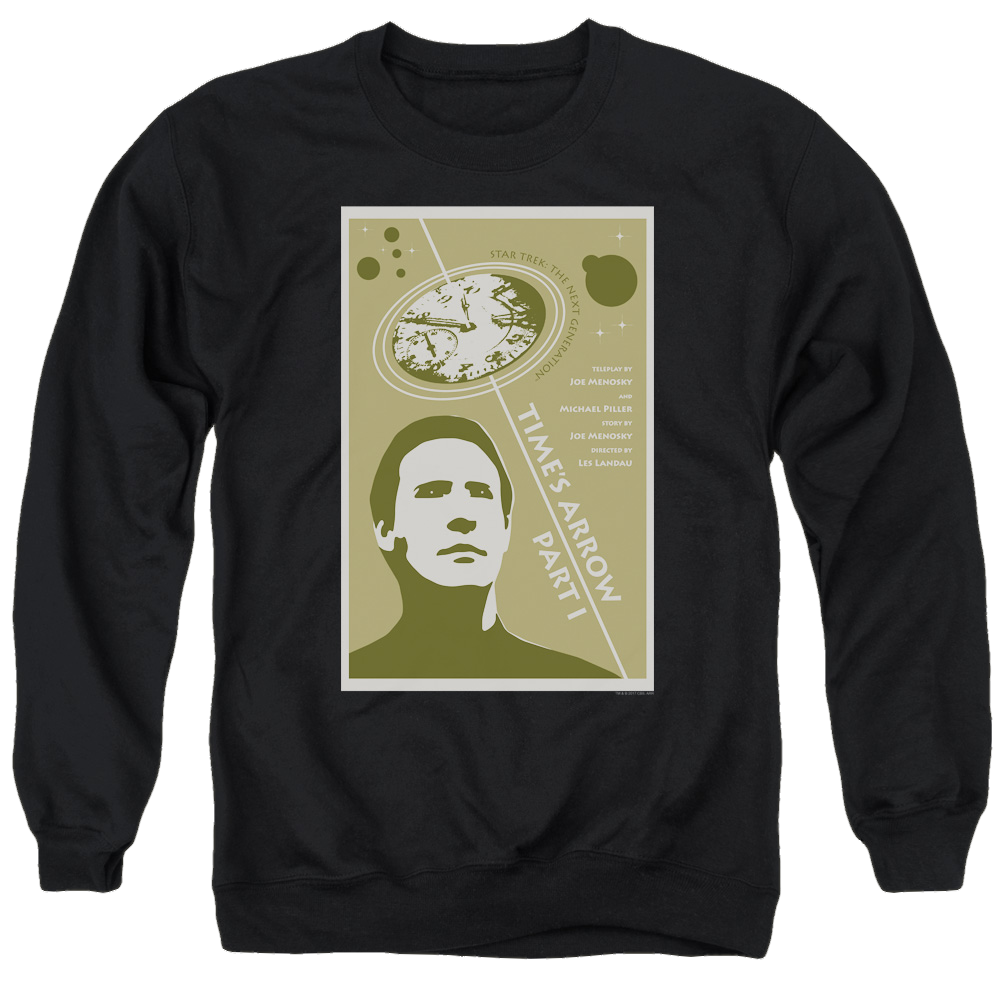 Star Trek The Next Generation Tng S5 Ep26 - Men's Crewneck Sweatshirt Men's Crewneck Sweatshirt Star Trek   