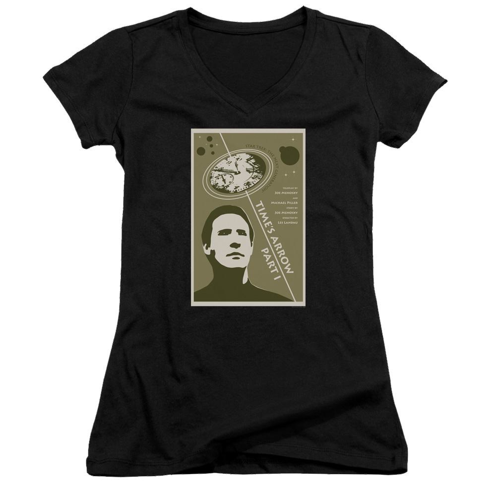 Star Trek The Next Generation Tng Season 5 Episode 26 - Juniors V-Neck T-Shirt Juniors V-Neck T-Shirt Star Trek   