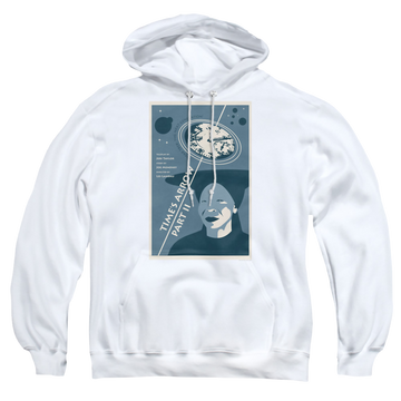 White pullover hoodie with Star Trek The Next Generation Tng Season 6 Episode 1 graphic