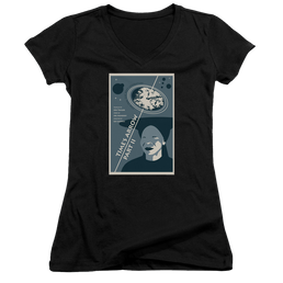 Star Trek The Next Generation Tng Season 6 Episode 1 - Juniors V-Neck T-Shirt Juniors V-Neck T-Shirt Star Trek   
