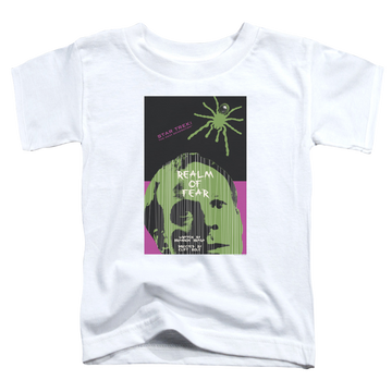 White toddler t-shirt with Star Trek The Next Generation Tng Season 6 Episode 2 graphic
