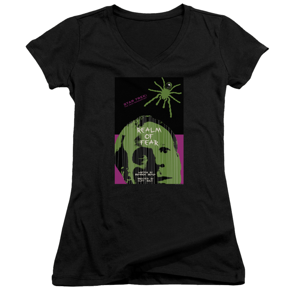 Star Trek The Next Generation Tng Season 6 Episode 2 - Juniors V-Neck T-Shirt Juniors V-Neck T-Shirt Star Trek   