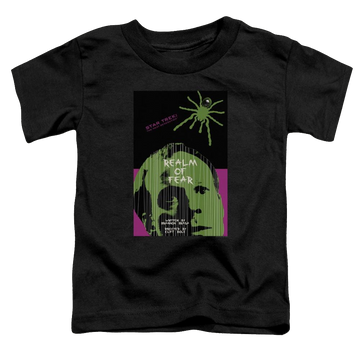 Black toddler t-shirt with Star Trek Tng Season 6 Episode 2 graphic