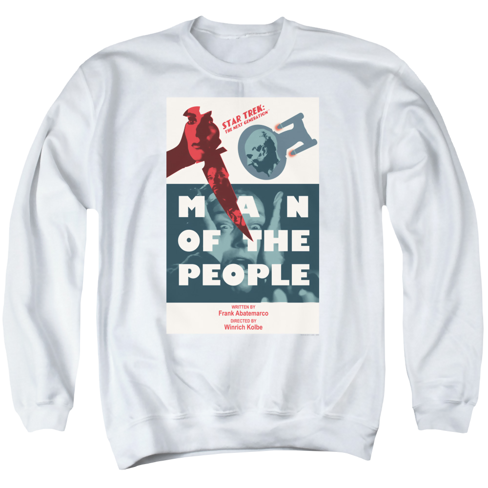 Star Trek The Next Generation Tng S6 Ep3 - Men's Crewneck Sweatshirt Men's Crewneck Sweatshirt Star Trek   
