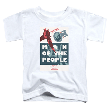 White toddler t-shirt with Star Trek Tng Season 6 Episode 3 graphic