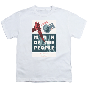 White youth t-shirt for ages 8 to 12 with Star Trek The Next Generation Tng Season 6 Episode 3 graphic