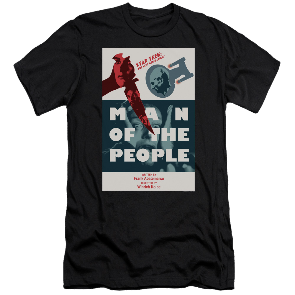 Star Trek The Next Generation Tng Season 6 Episode 3 - Men's Premium Slim Fit T-Shirt Men's Premium Slim Fit T-Shirt Star Trek   