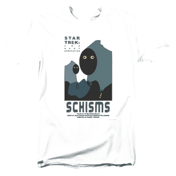 Black men's regular fit t-shirt with Star Trek Tng Season 6 Episode 5 graphic