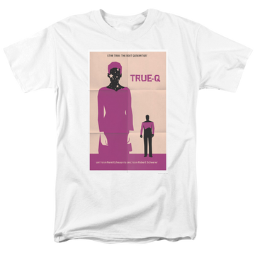 White men's regular fit t-shirt with Star Trek The Next Generation Tng Season 6 Episode 6 graphic