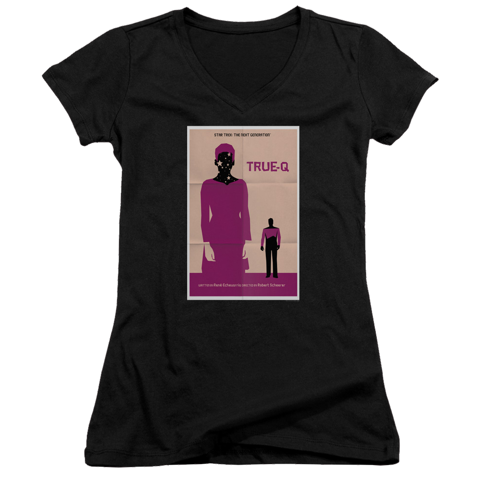 Star Trek The Next Generation Tng Season 6 Episode 6 - Juniors V-Neck T-Shirt Juniors V-Neck T-Shirt Star Trek   