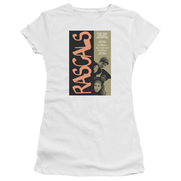 White juniors t-shirt with Star Trek The Next Generation Tng Season 6 Episode 7 graphic