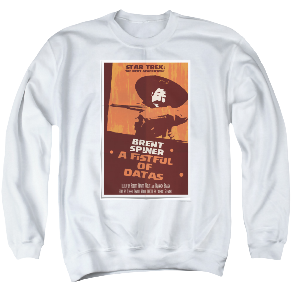 Star Trek The Next Generation Tng S6 Ep8 - Men's Crewneck Sweatshirt Men's Crewneck Sweatshirt Star Trek   