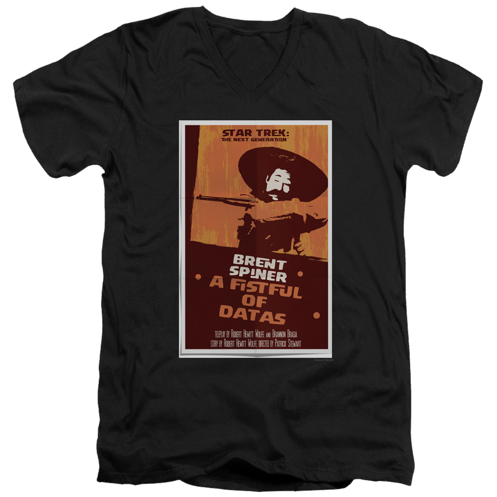 Star Trek The Next Generation Tng Season 6 Episode 8 - Men's V-Neck T-Shirt Men's V-Neck T-Shirt Star Trek   