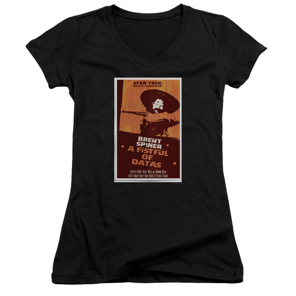 Star Trek The Next Generation Tng Season 6 Episode 8 - Juniors V-Neck T-Shirt Juniors V-Neck T-Shirt Star Trek   
