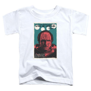 White toddler t-shirt with Star Trek The Next Generation Tng Season 6 Episode 10 graphic