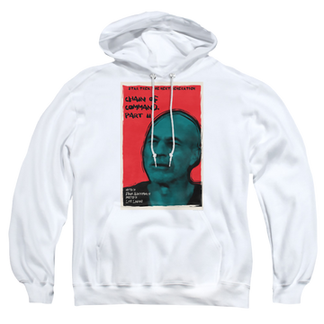 White pullover hoodie with Star Trek The Next Generation Tng Season 6 Episode 11 graphic