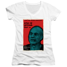Star Trek The Next Generation Tng Season 6 Episode 11 - Juniors V-Neck T-Shirt Juniors V-Neck T-Shirt Star Trek   