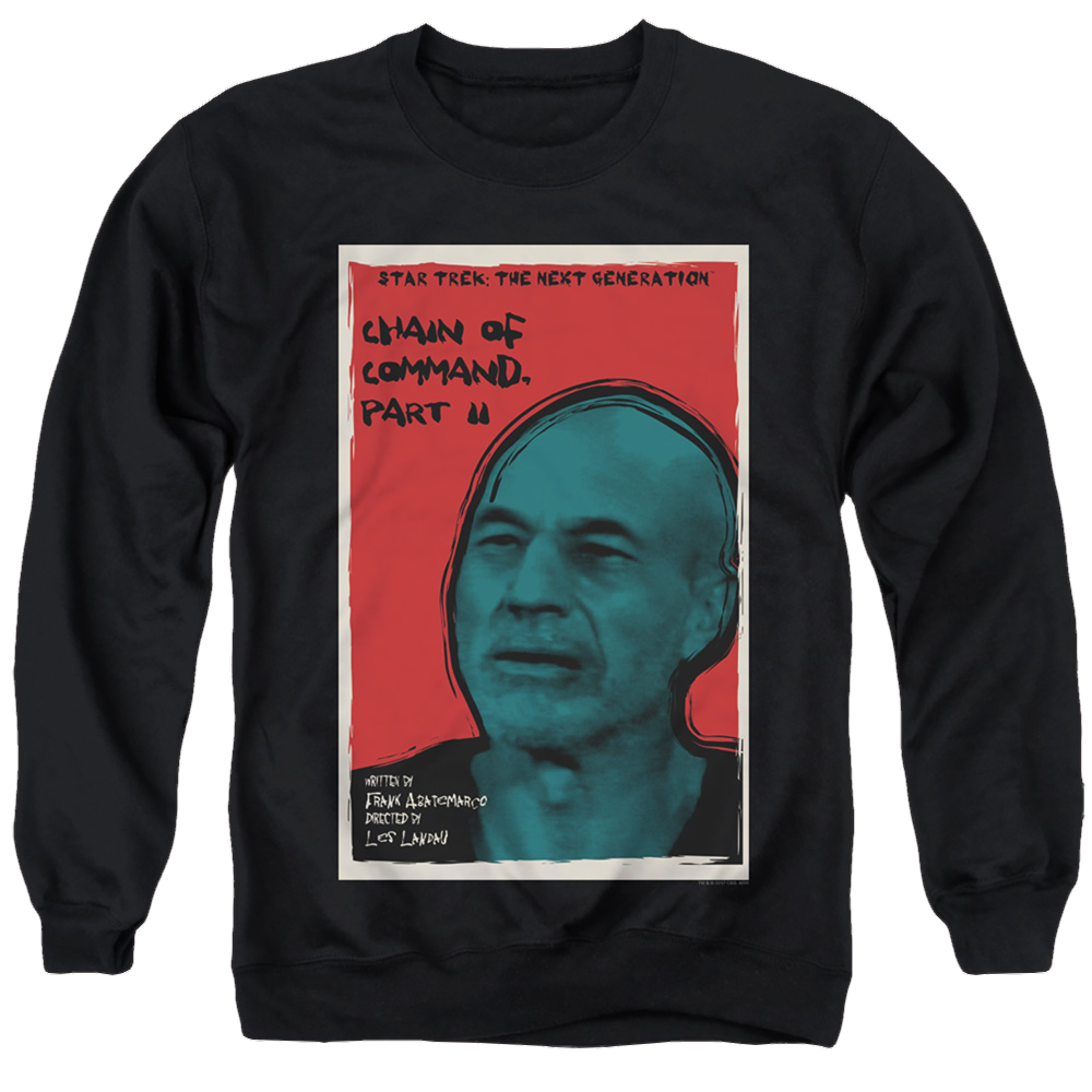Star Trek The Next Generation Tng S6 Ep11 - Men's Crewneck Sweatshirt Men's Crewneck Sweatshirt Star Trek   