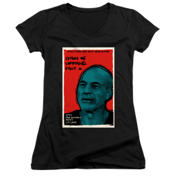 Star Trek The Next Generation Tng Season 6 Episode 11 - Juniors V-Neck T-Shirt Juniors V-Neck T-Shirt Star Trek   