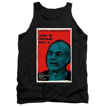 Black men's tank with Star Trek The Next Generation Tng Season 6 Episode 11 graphic