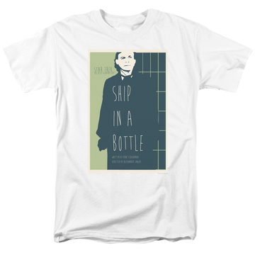 White men's regular fit t-shirt with Star Trek The Next Generation Season 6 Episode 12 graphic