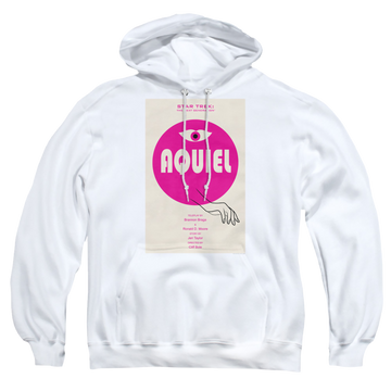 White pullover hoodie with Star Trek The Next Generation Tng Season 6 Episode 13 graphic